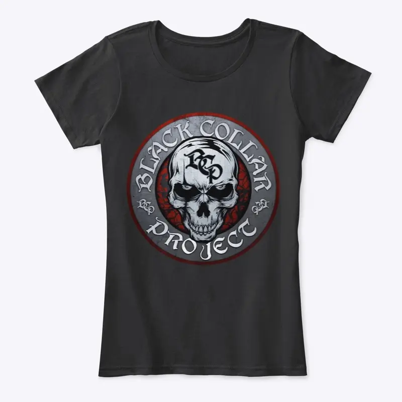 WOMENS OFFICIAL BLACK COLLAR T-SHIRT